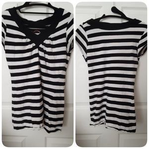 Black & White Striped Shirt
